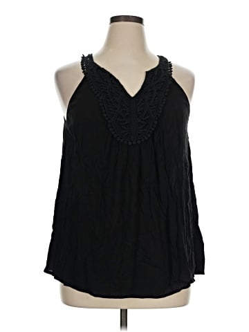 a.n.a. A New Approach Sleeveless Blouse (view 1)