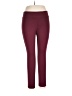 Gianni Bini Solid Burgundy Active Pants Size L - photo 1