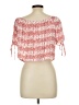 En Creme Red Short Sleeve Blouse Size L - photo 2