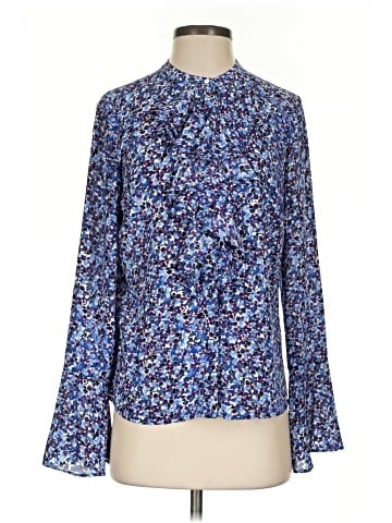 Karl Lagerfeld Paris Long Sleeve Blouse (view 1)