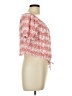 En Creme Red Short Sleeve Blouse Size L - photo 4