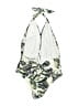 ASOS Tropical Ivory One Piece Swimsuit Size 4 - photo 2
