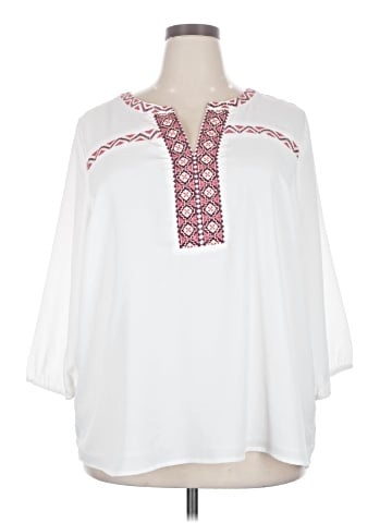 Skies Are Blue 3/4 Sleeve Blouse (view 1)