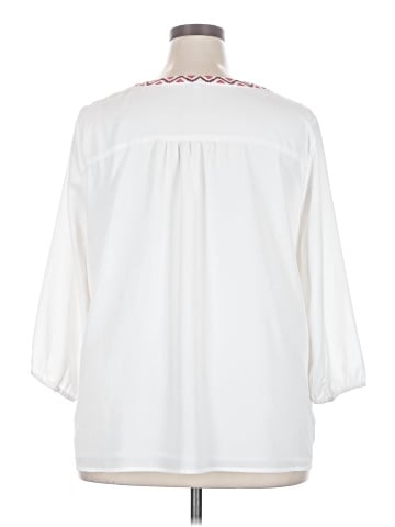 Skies Are Blue 3/4 Sleeve Blouse (view 2)