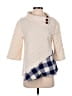 THML 100% Polyester Ivory Pullover Sweater Size M - photo 1