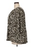 Intro Animal Print Brown 3/4 Sleeve Blouse Size 2X - photo 5