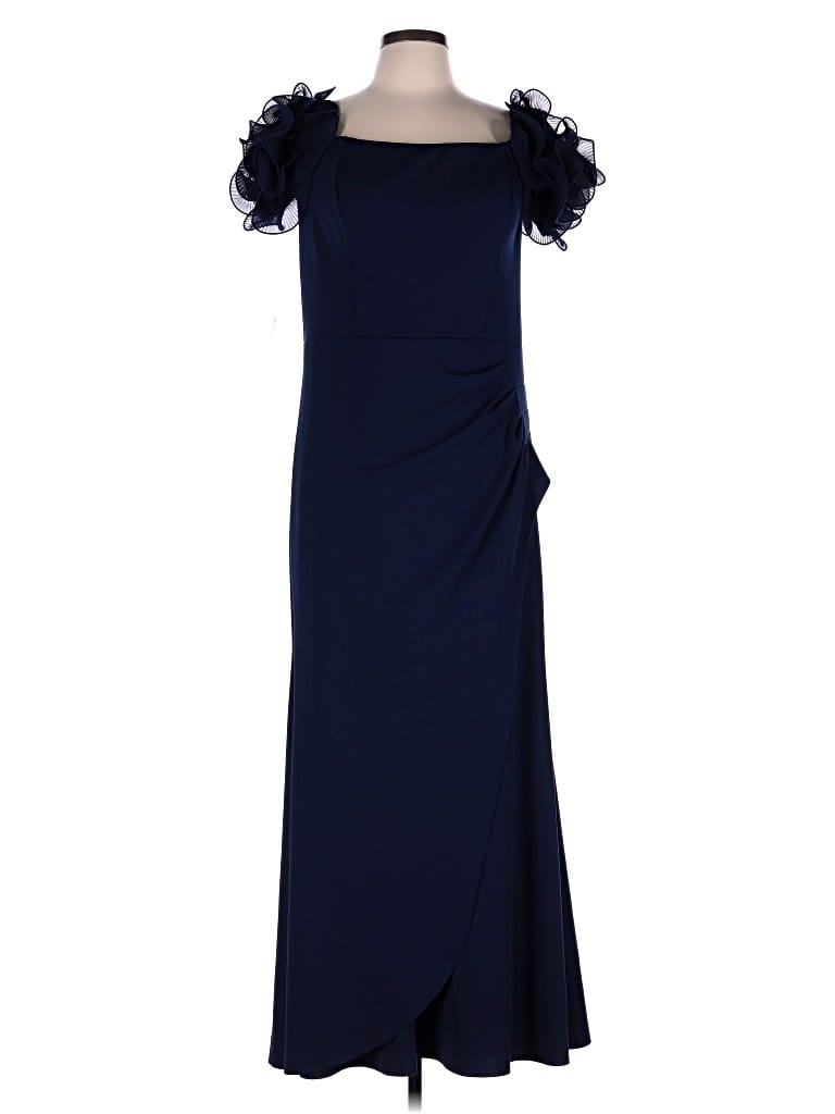 Pre-owned Xscape Cocktail Dress In Blue