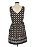 One Clothing 100% Polyester Paisley Blue Casual Dress Size L - photo 2