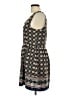 One Clothing 100% Polyester Paisley Blue Casual Dress Size L - photo 5