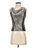 Michaelangelo Gray Sleeveless Blouse Size 6 - photo 1