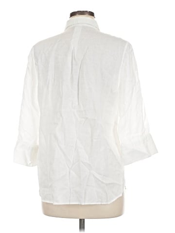 Chico's 3/4 Sleeve Button-Down Shirt (view 2)