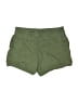 Justice 100% Recycled Polyester Solid Green Khaki Shorts Size 10 - photo 2