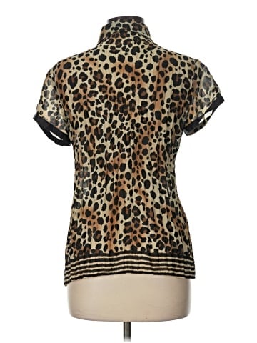 NY Collection Short Sleeve Blouse (view 2)