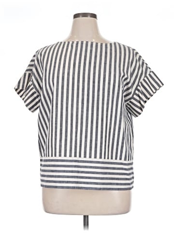 Lafayette 148 New York Short Sleeve Top (view 1)