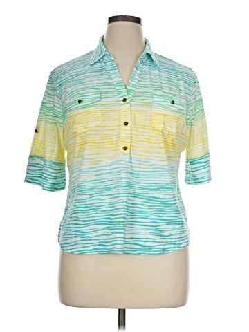 Cathy Daniels Short Sleeve Button-Down Shirt (view 1)