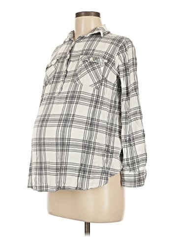 Isabel Maternity Long Sleeve Blouse (view 1)
