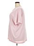 George Solid Pink Short Sleeve T-Shirt Size 3X - photo 5