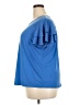 N Touch Blue Short Sleeve Top Size 2X - photo 5