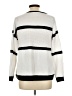 Suzanne Betro Stripes White Pullover Sweater Size L - photo 2