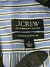 J.Crew 100% Cotton Stripes Blue Long Sleeve Button-Down Shirt Size 0 - photo 7