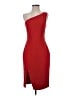 Likely Solid Red Cocktail Dress Size 4 - photo 1