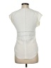Cedric Charlier Ivory Short Sleeve Blouse Size 6 - photo 2