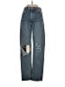 AGOLDE Graphic Blue Jeans Size 24 waist - photo 1