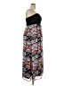 Xhilaration 100% Polyester Graphic Black Cocktail Dress Size XXL - photo 4