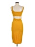 Rolla Coster Solid Yellow Casual Dress Size M - photo 2