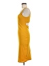 Rolla Coster Solid Yellow Casual Dress Size M - photo 5