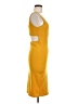 Rolla Coster Solid Yellow Casual Dress Size M - photo 4