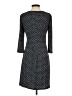Eliza J Print Black Casual Dress Size 4 - photo 2