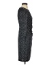 Eliza J Print Black Casual Dress Size 4 - photo 4