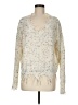 La Miel 100% Polyester Tweed Ivory Pullover Sweater Size Med - Lg - photo 1
