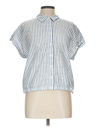 Who What Wear Short Sleeve Button-Down Shirt (view 1)