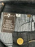 7 For All Mankind Chevron-herringbone Black Jeans Size 26 waist - photo 8