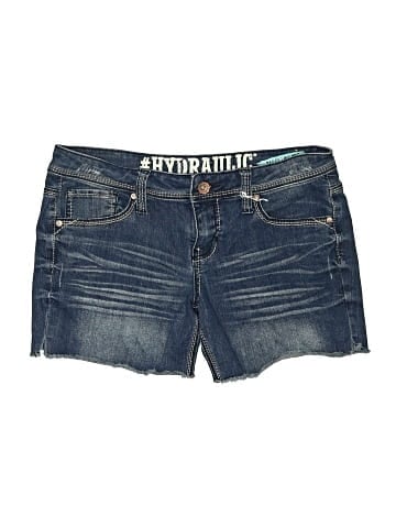 Hydraulic Denim Shorts (view 1)