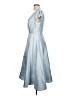 Alfred Sung 100% Polyester Solid Blue Cocktail Dress Size 12 - photo 5