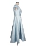 Alfred Sung 100% Polyester Solid Blue Cocktail Dress Size 12 - photo 4