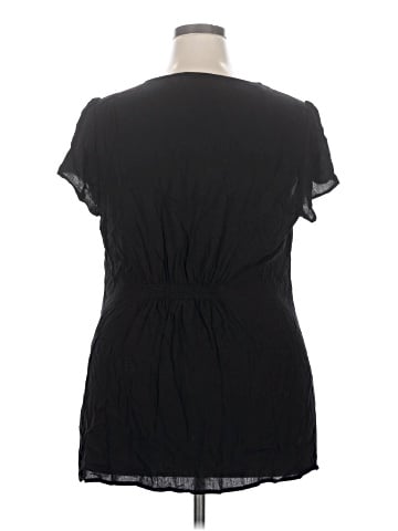 City Chic Short Sleeve Blouse (view 2)