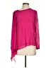 Badgley Mischka 100% Polyester Pink 3/4 Sleeve Blouse Size 2 - photo 1