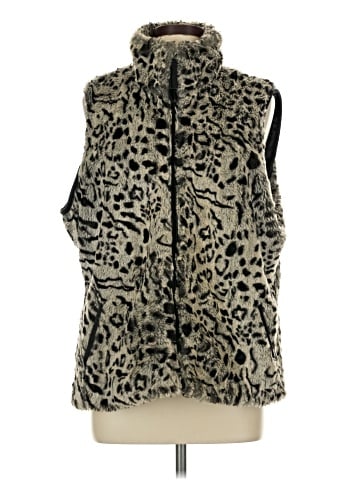 Coldwater Creek Faux Fur Vest (view 1)