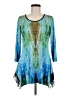 Peter Nygard Teal 3/4 Sleeve Top Size M (estimated) - photo 1