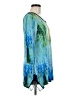 Peter Nygard Teal 3/4 Sleeve Top Size M (estimated) - photo 4