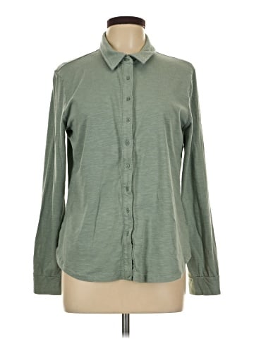 Gap Long Sleeve Button-Down Shirt (view 1)