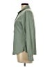 Gap Solid Green Long Sleeve Button-Down Shirt Size L - photo 5