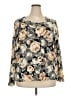 Talbots 100% Wool Floral Gray Wool Pullover Sweater Size 3X - photo 1