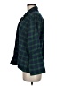 Eberjey 100% Cotton Plaid Green Long Sleeve Button-Down Shirt Size M - photo 5