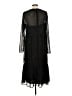 Gap 100% Polyester Polka Dots Black Casual Dress Size 10 (tall) - photo 2