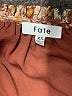 Fate 100% Polyester Paisley Brown Casual Dress Size XS - photo 7